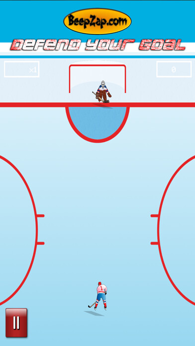 Emulate iPhone app Super Hockey Goalie using MyAndroid