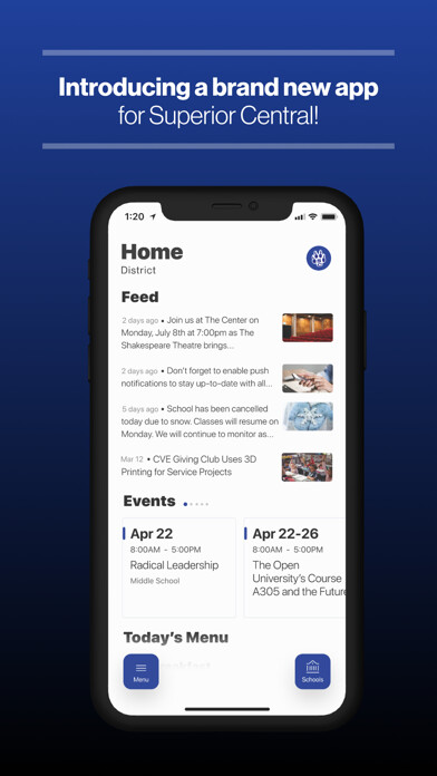Emulate iPhone app Superior Central Schools, MI using MyAndroid Emulate iPhone app Superior Central Schools, MI using MyAndroid