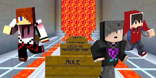 Run android online APK Super Lava Run Map for Minecraft from MyAndroid or emulate Super Lava Run Map for Minecraft using MyAndroid