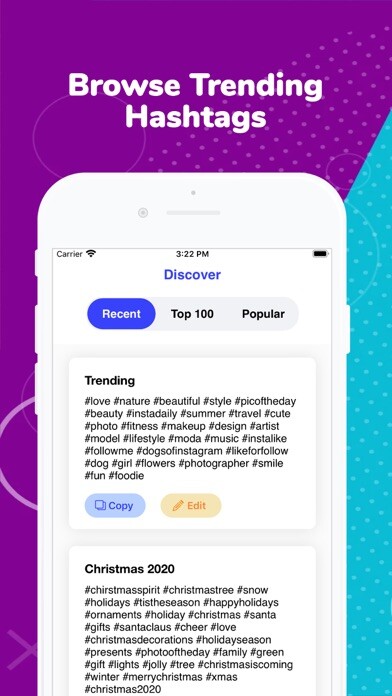 Emulate iPhone app Super Likes Hashtags& Captions using MyAndroid