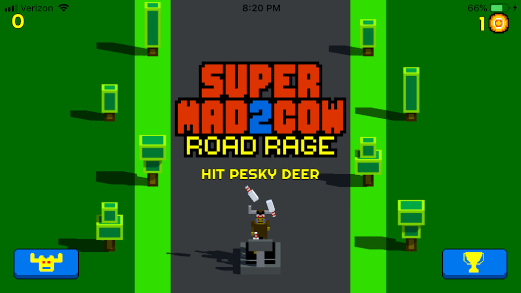 Run android online APK Super Mad Cow 2: Road Rage from MyAndroid or emulate Super Mad Cow 2: Road Rage using MyAndroid