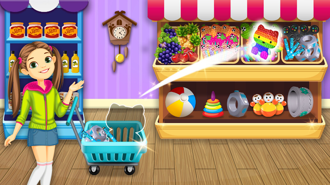 Run android online APK Supermarket ASMR toys grocery from MyAndroid or emulate Supermarket ASMR toys grocery using MyAndroid