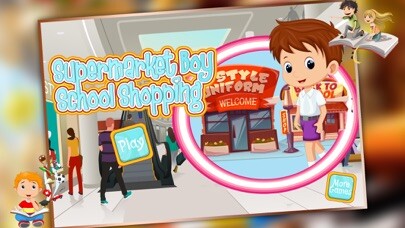Emulate iPhone app Supermarket Boy School Shopping - Learn to buy uniform, lunchbox & shoes in crazy Super market using MyAndroid Emulate iPhone app Supermarket Boy School Shopping - Learn to buy uniform, lunchbox & shoes in crazy Super market using MyAndroid