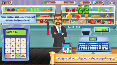 Emulate iPhone app Supermarket Cash Register Sim- Kids Educational Shopping Mall & Time Management Fun Games using MyAndroid Emulate iPhone app Supermarket Cash Register Sim- Kids Educational Shopping Mall & Time Management Fun Games using MyAndroid