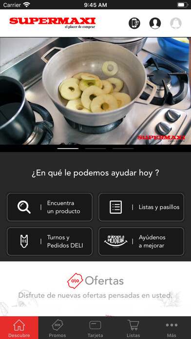 Emulate iPhone app Supermaxi using MyAndroid