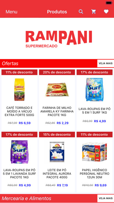 Emulate iPhone app Supermercado Rampani using MyAndroid Emulate iPhone app Supermercado Rampani using MyAndroid