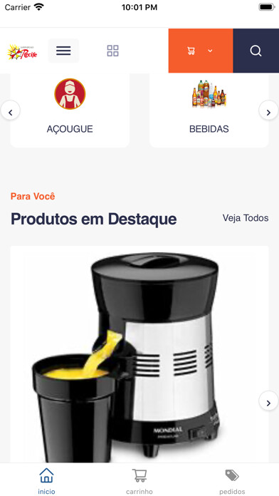 Emulate iPhone app Supermercado Recife Itaporanga using MyAndroid Emulate iPhone app Supermercado Recife Itaporanga using MyAndroid