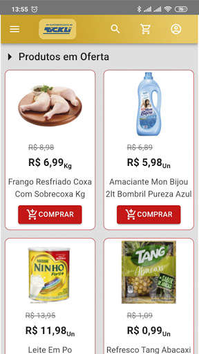Run android online APK Supermercado Rickli from MyAndroid or emulate Supermercado Rickli using MyAndroid