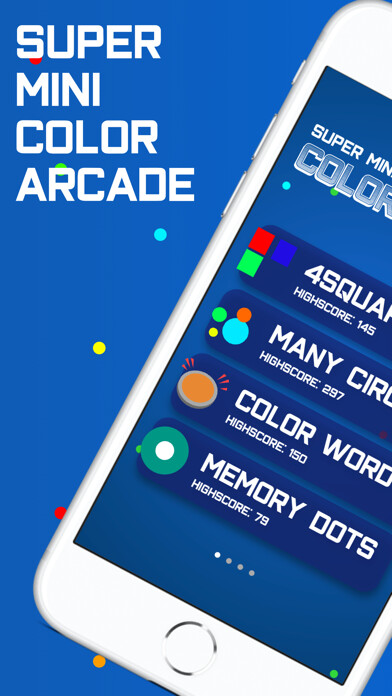 Emulate iPhone app Super Mini Color Arcade using MyAndroid