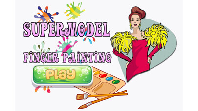 Emulate iPhone app Supermodel finger painting for kids using MyAndroid