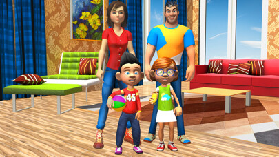 Emulate iPhone app Super Mom Happy Family Sim using MyAndroid