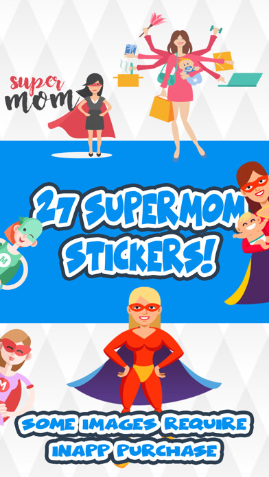 Emulate iPhone app Super Mom Mothers Day Stickers for Messaging using MyAndroid Emulate iPhone app Super Mom Mothers Day Stickers for Messaging using MyAndroid