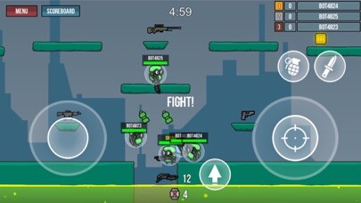 Emulate iPhone app Super Multiplayer Shooter using MyAndroid