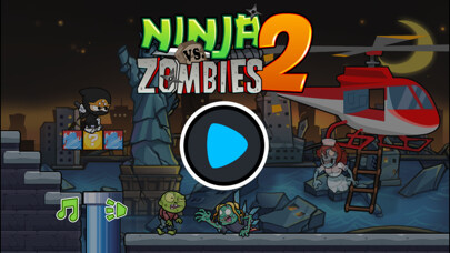 Emulate iPhone app Super Ninja vs. Zombie 2 - Popular Free Run Games using MyAndroid