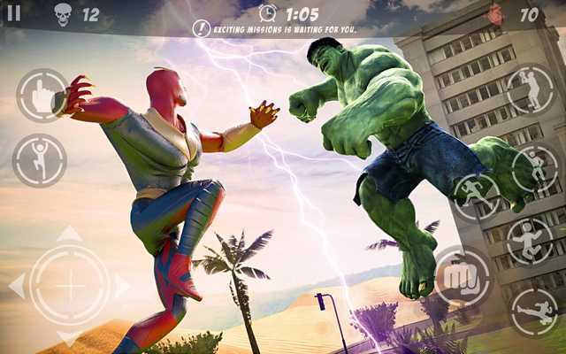 Emulate Android APK Super Panther Fantasy Hero: City Rescue Mission