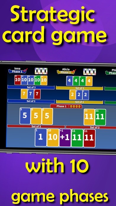 Emulate iPhone app Super Phase Rummy using MyAndroid