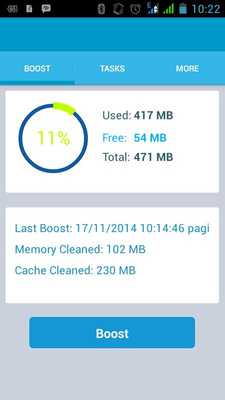 Emulate Android APK SUPER RAM BOOSTER