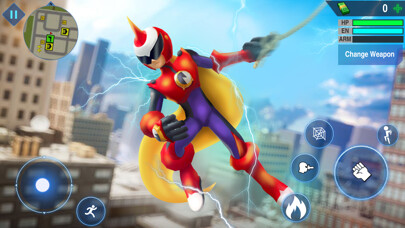 Emulate iPhone app Super Rangers: Hero Simulation using MyAndroid Emulate iPhone app Super Rangers: Hero Simulation using MyAndroid