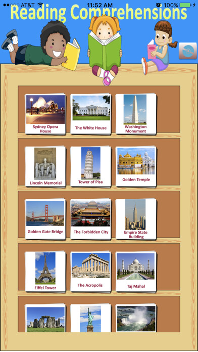Emulate iPhone app Super Reader - Landmarks using MyAndroid Emulate iPhone app Super Reader - Landmarks using MyAndroid