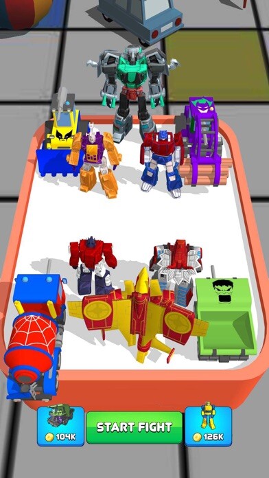 Emulate iPhone app Super Robot Car Merge Master using MyAndroid Emulate iPhone app Super Robot Car Merge Master using MyAndroid