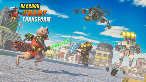 Run android online APK Super Robot Car Transforme Futuristic Raccoon from MyAndroid or emulate Super Robot Car Transforme Futuristic Raccoon using MyAndroid