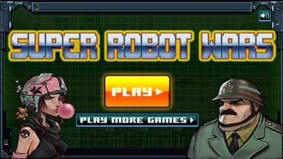 Emulate iPhone app Super Robot - War Game using MyAndroid
