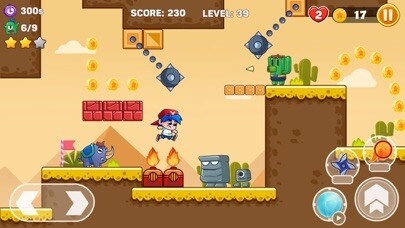Emulate iPhone app Super Rush - World Adventure using MyAndroid
