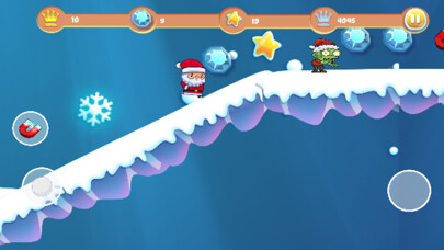 Emulate iPhone app Super Santario Christmas Run using MyAndroid