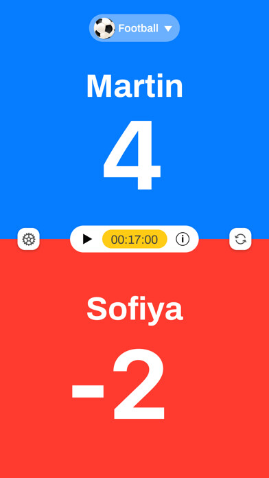 Emulate iPhone app Super ScoreBoard: Score Keeper using MyAndroid Emulate iPhone app Super ScoreBoard: Score Keeper using MyAndroid