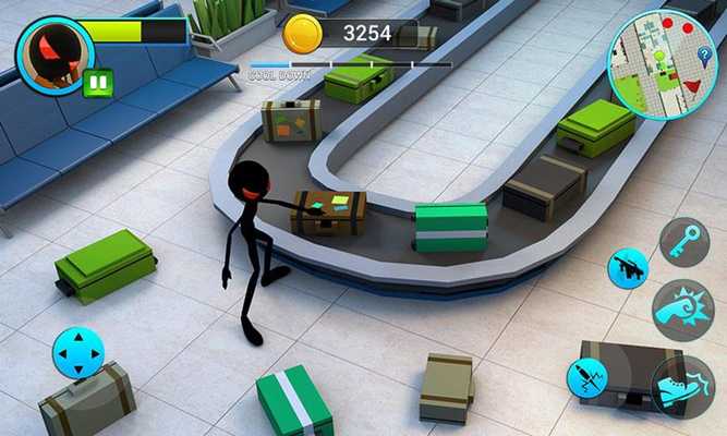 Emulate Android APK Super Shadow Airport Escape 3D