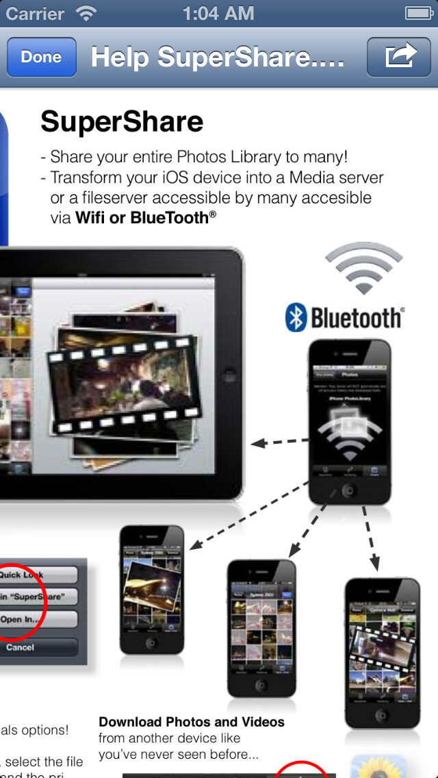 Emulate iPhone app SuperShare using MyAndroid Emulate iPhone app SuperShare using MyAndroid