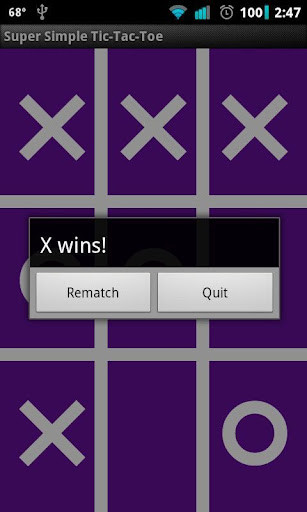 Run android online APK Super Simple TicTacToe from MyAndroid or emulate Super Simple TicTacToe using MyAndroid