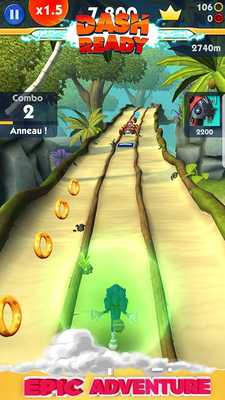 Emulate Android APK Super Sonic Boom Rush : Adventure Dash 3D
