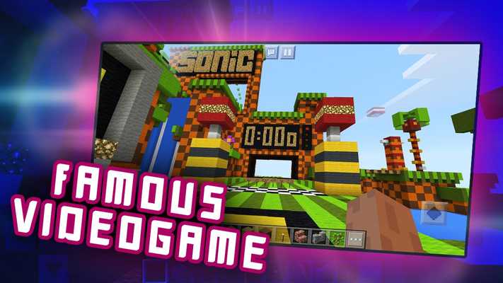 Emulate Android APK Super Sonic Parkour Race Mini-game. Map for MCPE Emulate Android APK Super Sonic Parkour Race Mini-game. Map for MCPE