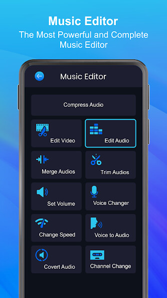 Run android online APK Super Sound Editor - MP3 Cutter and Ringtone Maker from MyAndroid or emulate Super Sound Editor - MP3 Cutter and Ringtone Maker using MyAndroid