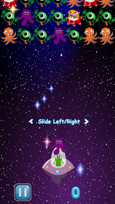 Emulate iPhone app Super SpaceCraft Fun Matching Shooting Alien Monster using MyAndroid