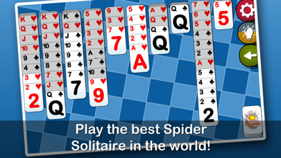 Emulate iPhone app Super Spider Solitaire! using MyAndroid