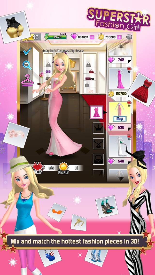 Emulate iPhone app Superstar Fashion Girl using MyAndroid Emulate iPhone app Superstar Fashion Girl using MyAndroid
