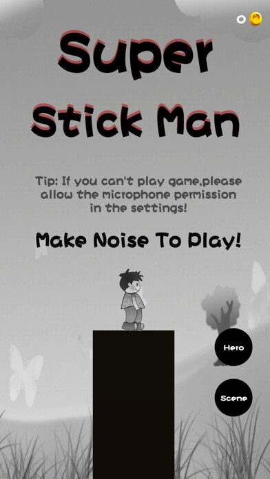 Emulate iPhone app Super Stick Man - voice control game using MyAndroid Emulate iPhone app Super Stick Man - voice control game using MyAndroid