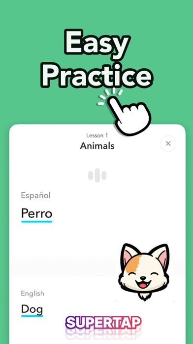 Emulate iPhone app Super Tap - Learn Spanish using MyAndroid Emulate iPhone app Super Tap - Learn Spanish using MyAndroid