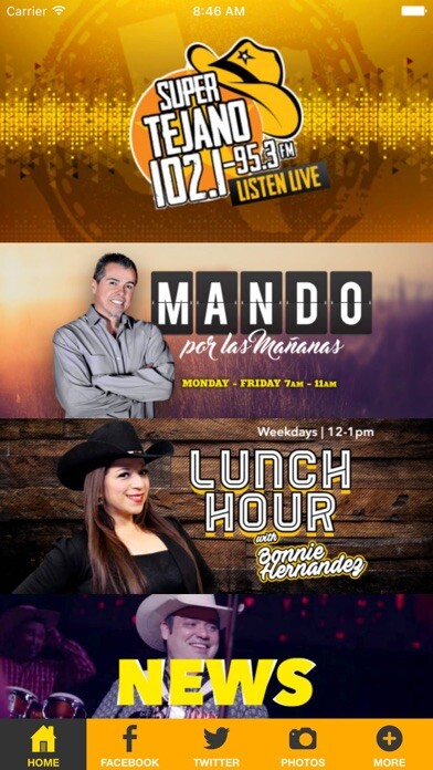 Emulate iPhone app Super Tejano 102.1 using MyAndroid Emulate iPhone app Super Tejano 102.1 using MyAndroid