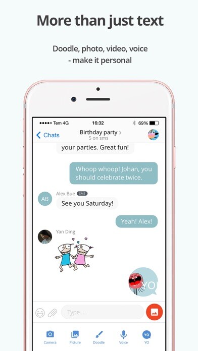 Emulate iPhone app Supertext Messenger using MyAndroid Emulate iPhone app Supertext Messenger using MyAndroid