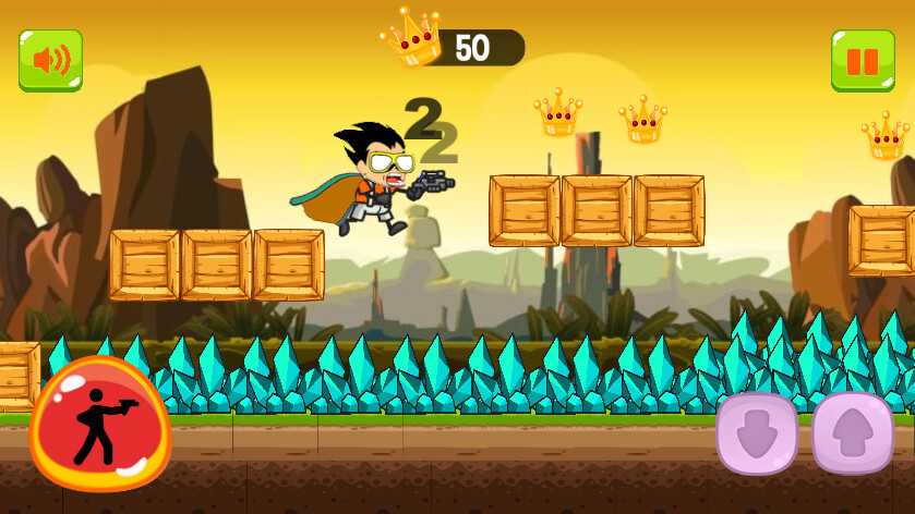 Run android online APK Super Titans RunShooter Teen from MyAndroid or emulate Super Titans RunShooter Teen using MyAndroid
