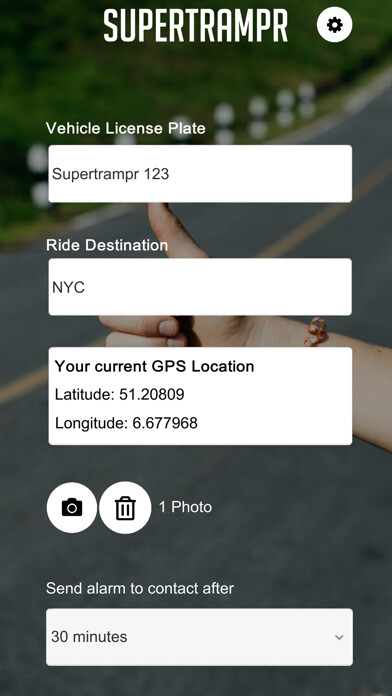 Emulate iPhone app Supertrampr - hitchhike safer using MyAndroid Emulate iPhone app Supertrampr - hitchhike safer using MyAndroid
