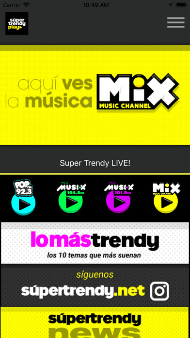 Emulate iPhone app Supertrendy using MyAndroid Emulate iPhone app Supertrendy using MyAndroid