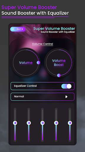 Run android online APK Super Volume Booster Sound Booster with Equalizer from MyAndroid or emulate Super Volume Booster Sound Booster with Equalizer using MyAndroid