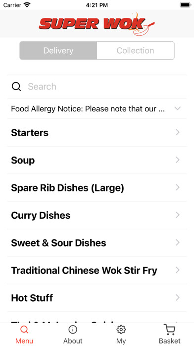 Emulate iPhone app Super Wok London using MyAndroid Emulate iPhone app Super Wok London using MyAndroid