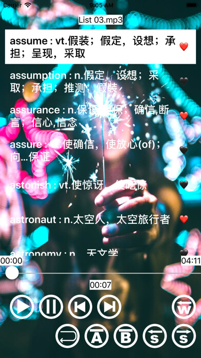 Emulate iPhone app Super Words Player using MyAndroid Emulate iPhone app Super Words Player using MyAndroid