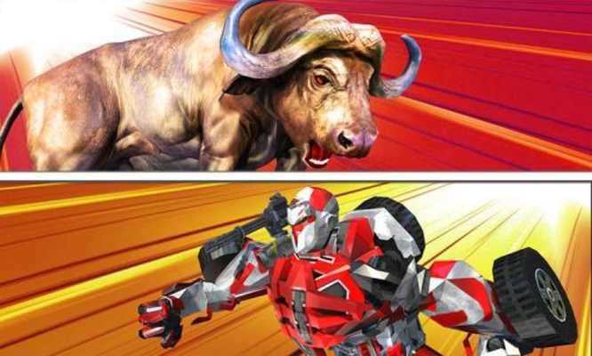 Emulate Android APK Super X Robot VS Angry Bull Attack Simulator