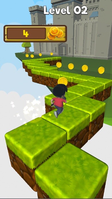 Emulate iPhone app Super ZigZag Run using MyAndroid